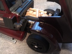 1/25 Scale Adult Built White Road Boss Custom Car Hauler.