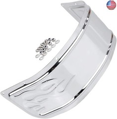 Front Lower Fender Skirt Trim, Flame Style Front Fender Trim Skirt, 2014-2022