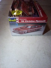 A9D Revell 1:25 85-7350 Richard Earle’s ’58 Christine Plymouth Model Kit Sealed
