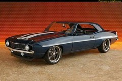 Classic 1969 69 Camaro Chevy Chevrolet Built 1 Vintage Drag Race 24 Car Model 12