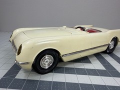 Vtg Large Ideal 1953 Chevrolet Corvette Built Model Car For Parts Motor Works