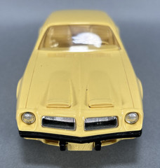 1974 Pontiac Firebird Formula 400 Yellow Dealer Promo Model Car