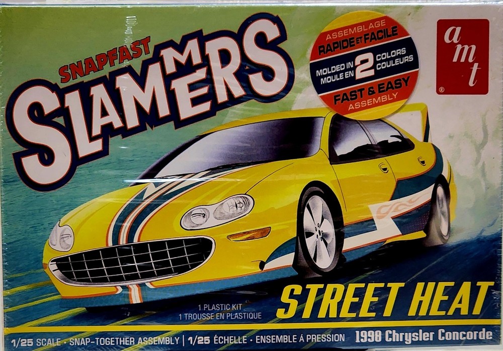 1998 Chrysler Concorde Slammers AMT 1:25 Snapfast NEW FACTORY SEALED *US Seller*