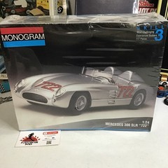 1994 Monogram Mercedes 300 SLR 722 Plastic Model Kit 1:24 skill 3 NEW SEALED