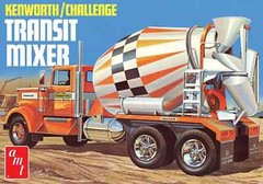 New 1/25 Scale Model Kit AMT1215 Kenworth Challenge Transit Cement Mixer Skill 3