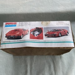 1991 Monogram 25th Anniversary Lamborghini Countach Vintage 1:24 Model Kit AS IS