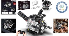 Build Your Own Realistic V8 Engine Model Kit That Runs Engaging STEM Experience