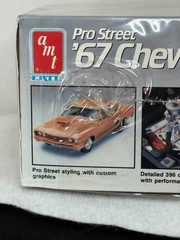 1/25 AMT Pro Street 1967 Chevelle SS 396 Model Tubbed Chassis #6986 NIB