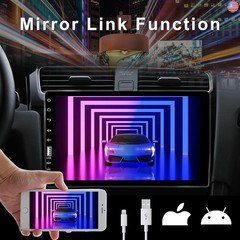 Single Din Car Stereo with Bluetooth 9 Inch HD Touch Screen Car Stereo with