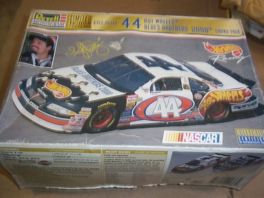 1998 Revell Monogram Kyle Petty #44 Hot Wheels Blues Brothers SEALED INSIDE