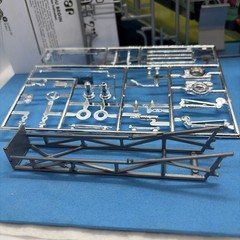 1:25 Funny Hugger Camaro Car Funny Car CHASSIS W Instructions LBR Model Parts