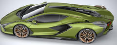 Lamborghini 1:18 Race Car12Classic Concept Custom Built Model24Carousel GREEN
