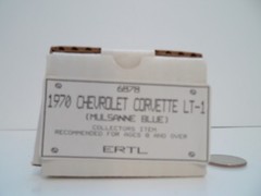 AMT ERTL 1970 Chevrolet Corvette LT-1 (Mulsanne Blue) 6878 w/ Package !!!