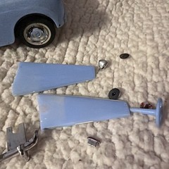Hubley 1/24 Scale Original Issue Rolls Royce Built Kit Needs Work
