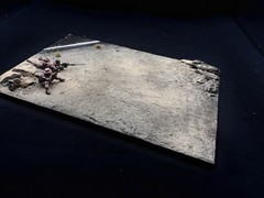 1/35 Scale Military Diorama Base Terrain Display Model Soldiers Figures Diecast