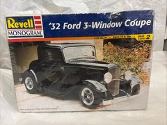 Revell ’32 Ford 3 Window Coupe Kit #85-7605 Classic Street Rod **FACTORY SEALED