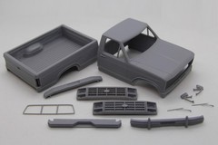 1/25 3D print resin kit Ford F-150 Single Cab Long Bed 1983