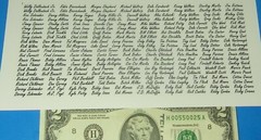 CLEAR WATER SLIDE DECALS 1:24 Vintage NASCAR CAR DRIVERS NAMES Black Ink CURSIVE