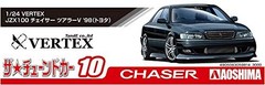 AOSHIMA 1/24 The Tuned Car Series No.10 Toyota VERTEX JZX100 Chaser Tourer V 199