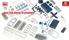 V8 Engine Replica Model – Educational DIY Kit with Sounds and Illumination
