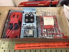 RARE Vintage “Cannonball Run” Ferrari 512BB model car kit!