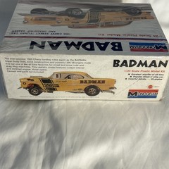 1973 Monogram Badman ’55 Chevy Street Funny Car Gasser 1:24 Factory Sealed !