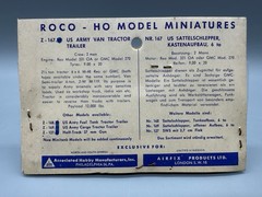 Roco Minitanks 1/87 Scale US Van Tractor Trailer Z-167