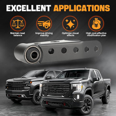 1-2 Inch Suspension Rear Drop Lowering Shackles Kit Fit for Chevy Silverado GMC