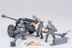 Tamiya 35047 1/35 Scale Military Model Kit German 75mm Anti Tank Gun(PAK40/L46)