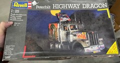 REVELL 7518 Peterbilt Highway Dragon Semi TRUCK Vintage 1/25 KIT McM Niob SI