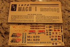 AMT Y729-200 MUSTANG MACH 1 BLUE CRESCENT