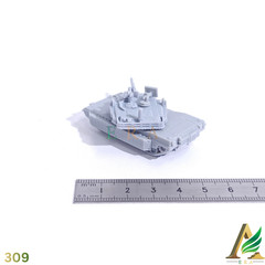 1/144 Scale Unpainted Resin M1 Abrams Tank Model Kit Military Wargaming
