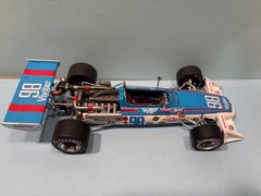 **NEW ** 1/25 72 VIVITAR EAGLE DRIVER MIKE MOSLEY SEMI KIT, INDY RESIN, CART