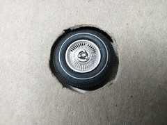 Whitewall American Satco 1/24th scale Firestone Deluxe Champion Tire Set