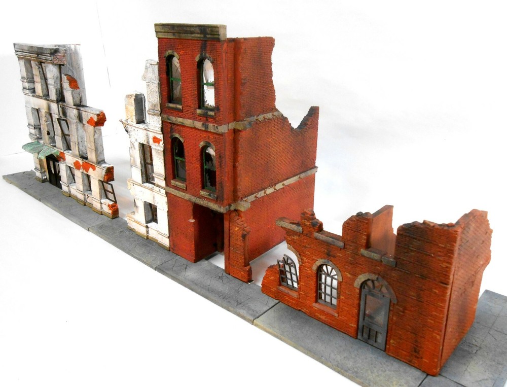 Dioramas Plus “Urban Building Ruins” 1/35 Diorama Huge Kit Super Detailed WOW!