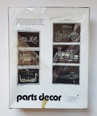 General Crafts Parts Decor Early Roadster Velvet Framed Model Kit 2805 NOS