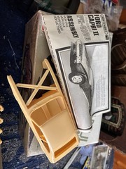 Vintage AMT 1977 Mercury Capri II Cafe Racer kit in 1/25th Scale.