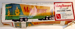Vintage AMT Mayflower Moving Van Trailmobile 1/25 Model T514 Semi Trailer 1978
