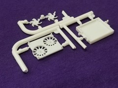 2021 Dodge Charger HELLCAT RADIATOR , FANS , SHROUD from 1:25 AMT Model Kit