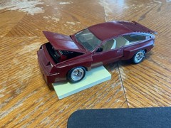 1/25 Vtg. Maroon Chevrolet. Cavalier Concept Built Model Kit Car