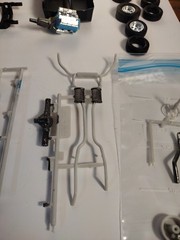 AMT 1/25 Scale Chevy Nova SS Pro Stocker Plastic Model Kit Open Box Started