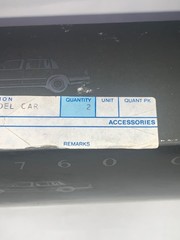 Vintage original VOLVO 760 GLE Sedan Metallic Light Blue PROMO CAR w/ Box