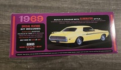 AMT 1969 Cougar Eliminator 1/25 Scale Plastic Model Kit Open Complete