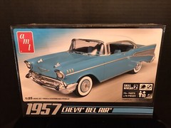 AMT 638M/12 1957 CHEVY BEL AIR MODEL KIT-NIB-1/25 SCALE