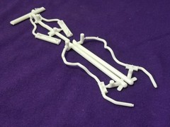 1960 Chevy Nomad Station Wagon EXHAUST for AMT 1:25 Model Kit 60 Chevrolet