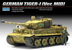 Academy 1/35 Tiger I Mid Version 13287 WWII German Heavy Tank Model Kit Sealed
