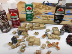 Diorama 1/35 60 Piece Unpainted Cargo Boxes Crates Buy 2, Get 3 Save $25!
