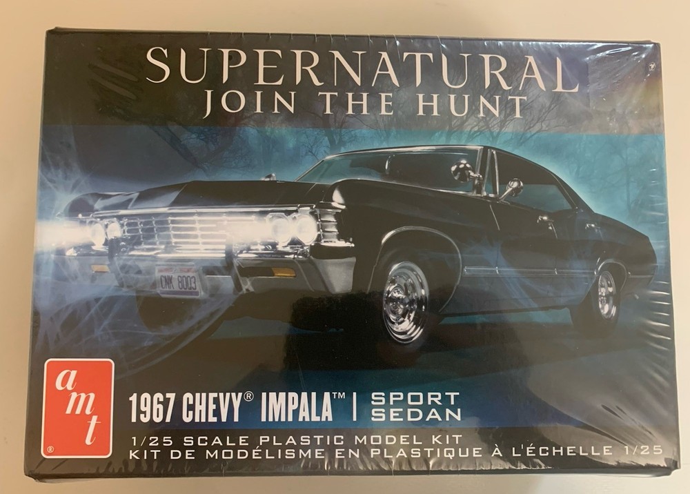 AMT 1/25 Chevrolet Impala 1967 Supernatural “Join the Hunt” Model Kit AMT1124M