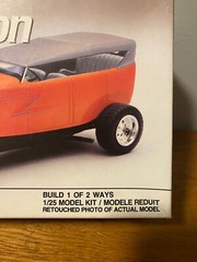 AMT ERTL 1932 Ford Phaeton 1:25 Skill-2 open box Build 1 of 2 Ways 1989 #6899