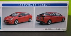 Aoshima 1/32 The Snap Kit 2016-2018 Toyota Prius XW50 Emotional Red Model Kit